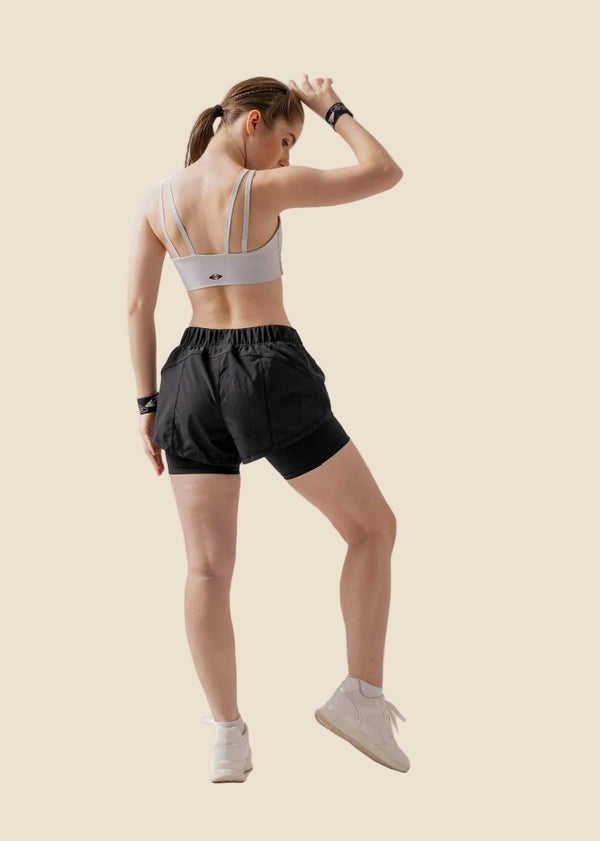 StrchFlex Running shorts - Black - 2