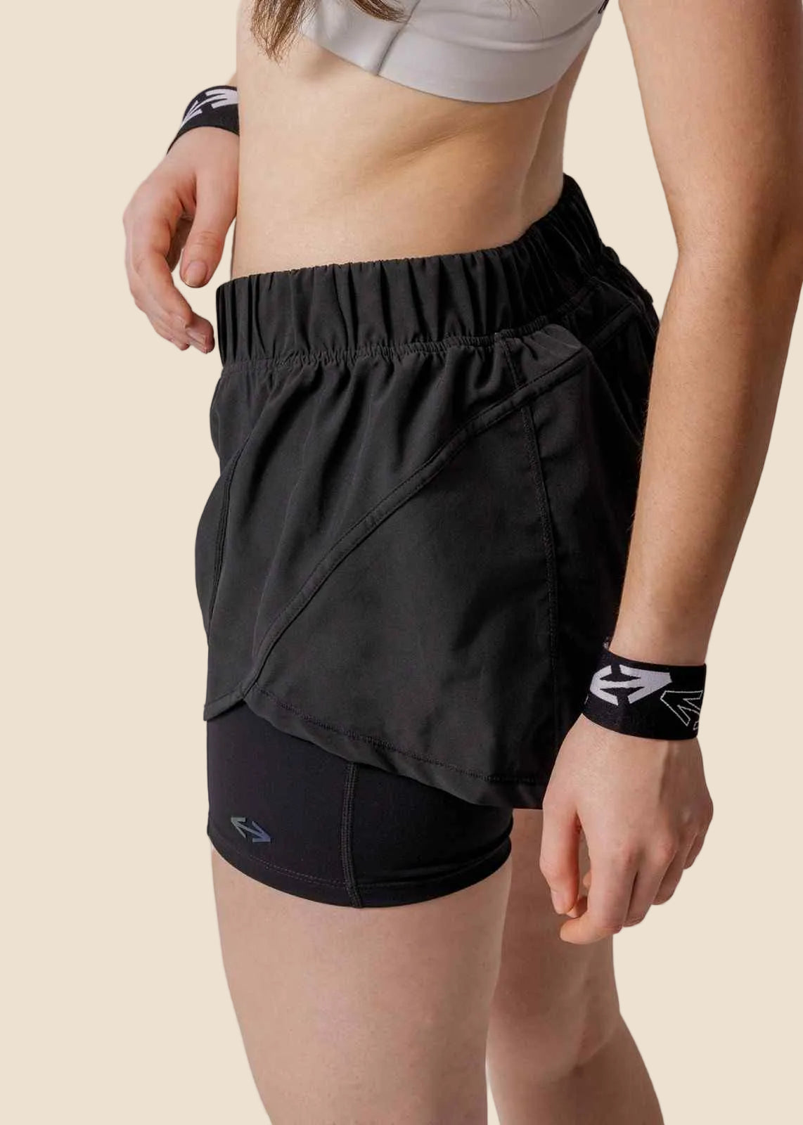 StrchFlex Running shorts - Black - 1