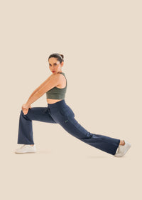 Women Light Fit Pants - Dark Blue - 2
