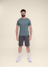 Men Running T Shirt - Hunter Green - 1
