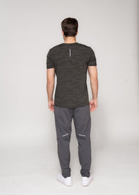 Men Warm Track Pants Grey - 3
