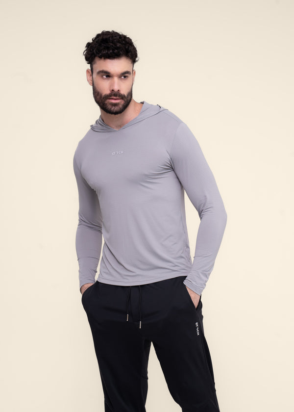Men Comfort Hoodie - Grey - 1