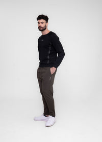 Men Warm Track Pants Green - 3