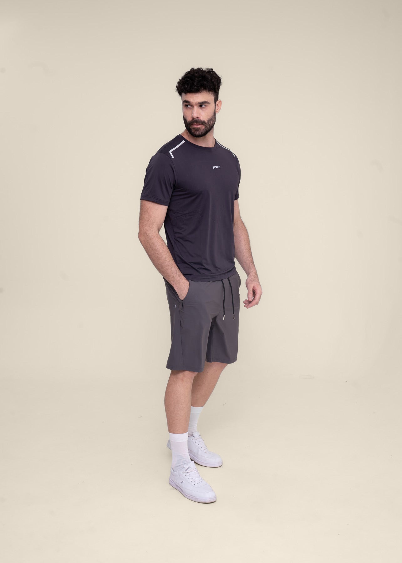 Men Running T Shirt - Black