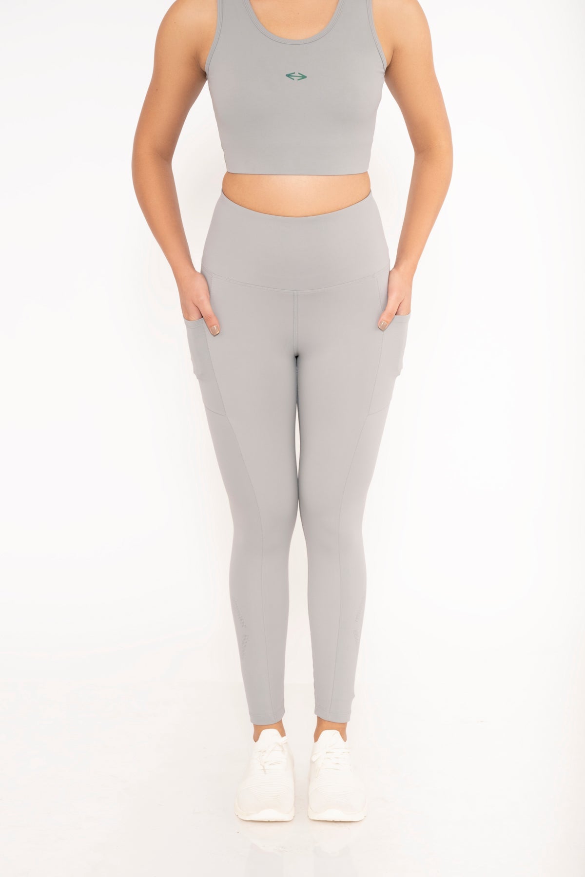 StrchFlex Workout Leggings - Grey - 1