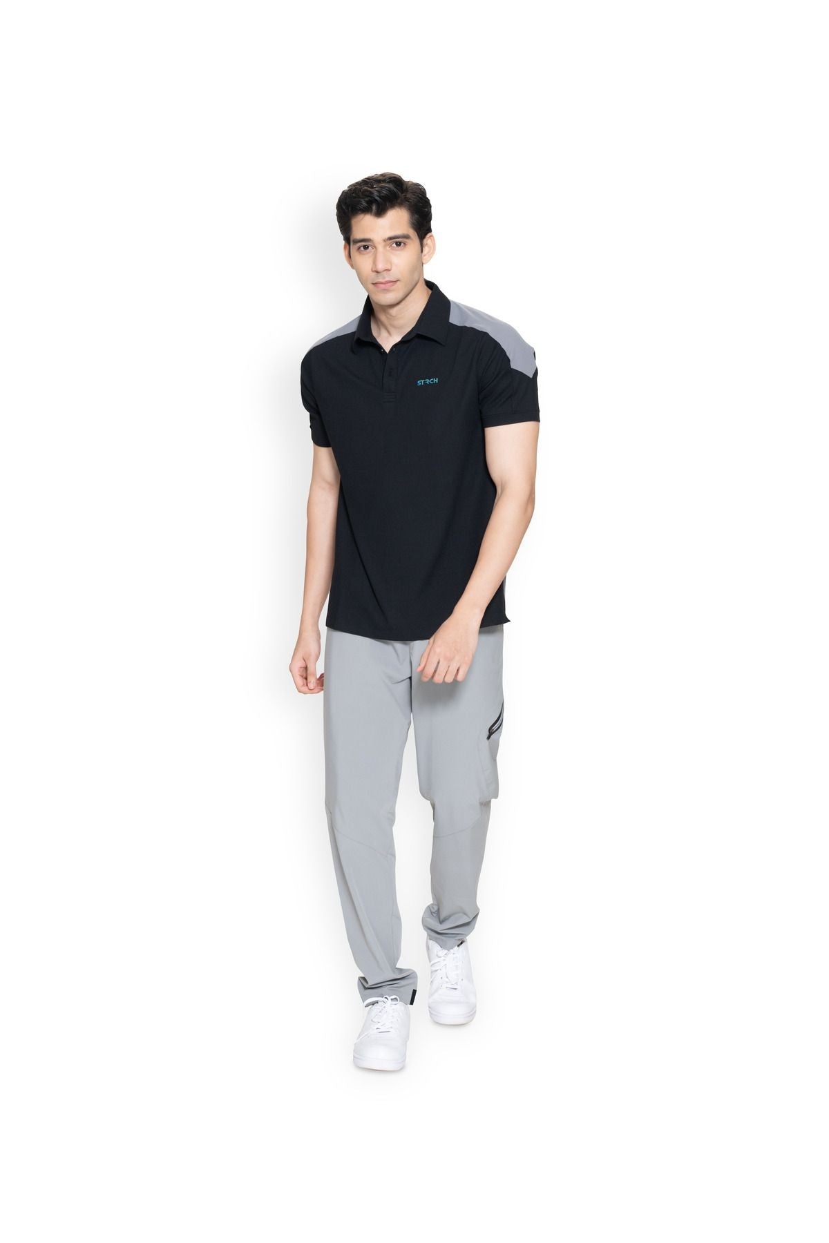 Men Classic Polo Tshirt Lava Gray - 3