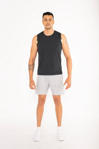 Men Lightweight Gym Tank Top Classic Blue - 6