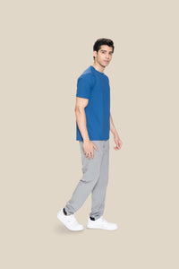 Men Raglan Sleeve T Shirt - Blue - 5