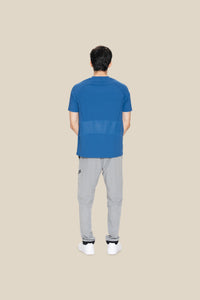 Men Raglan Sleeve T Shirt - Blue - 6