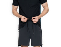 Men Lightweight Active Shorts Black - 1