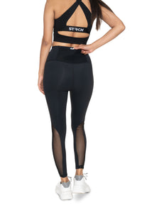 High Performance Mesh Leggings - Black - 3
