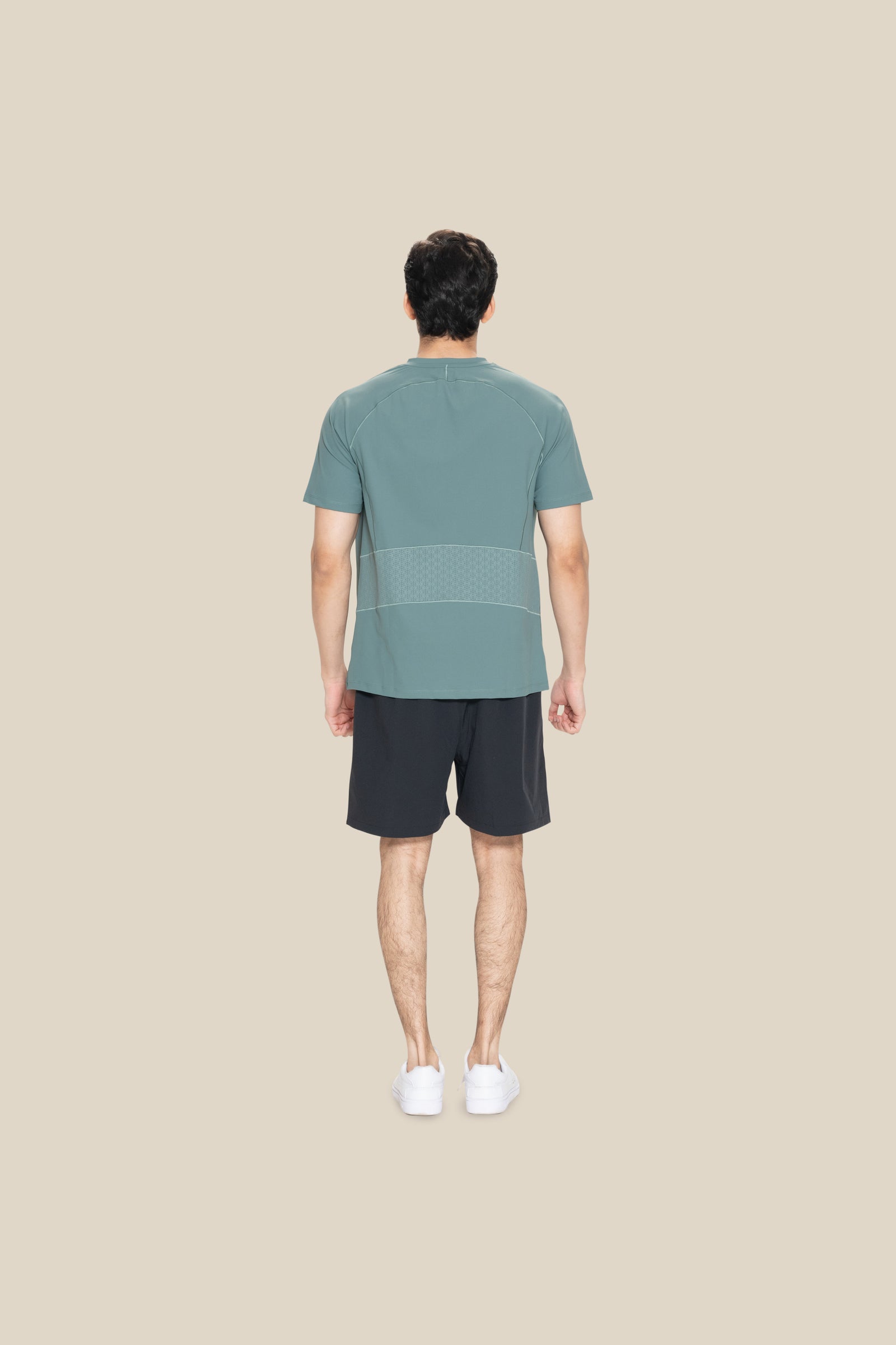 Men Raglan Sleeve T Shirt - Green - 7