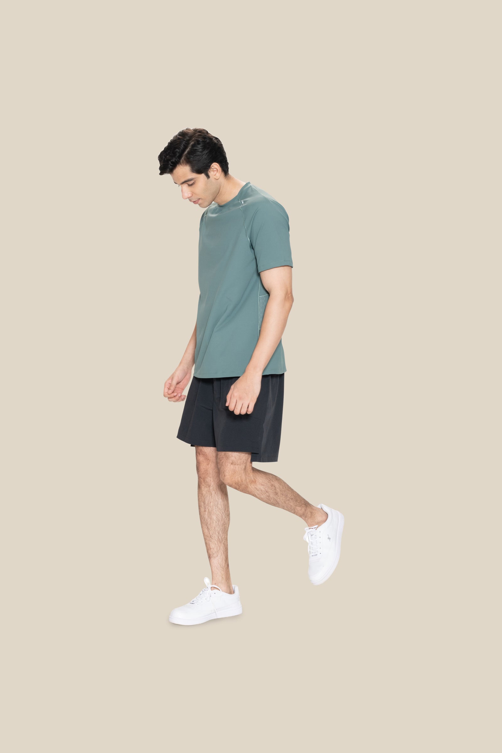 Men Raglan Sleeve T Shirt - Green - 4