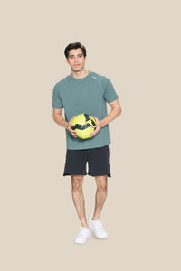 Men Raglan Sleeve T Shirt - Green - 2