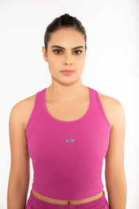 Women Power Tank Baby Pink - 3