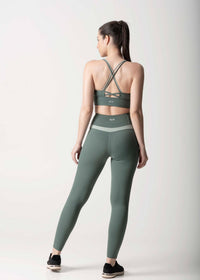 Women High Support Sports Bra - Sage Green - 5