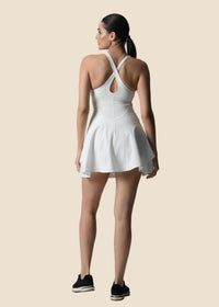 SrtchFlex Tennis Dress - White - 2