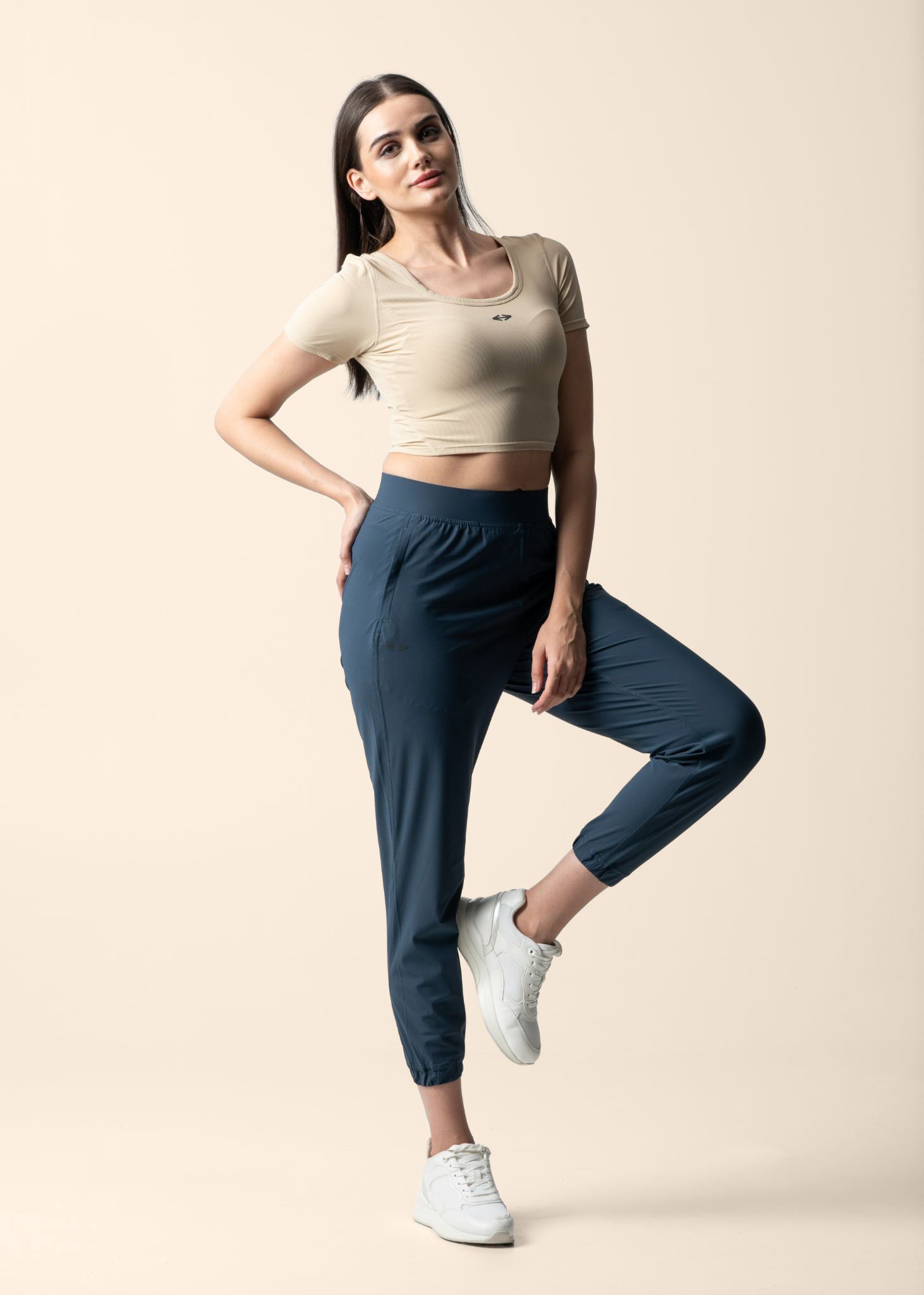 Women Workout Track Pants - Classic Blue