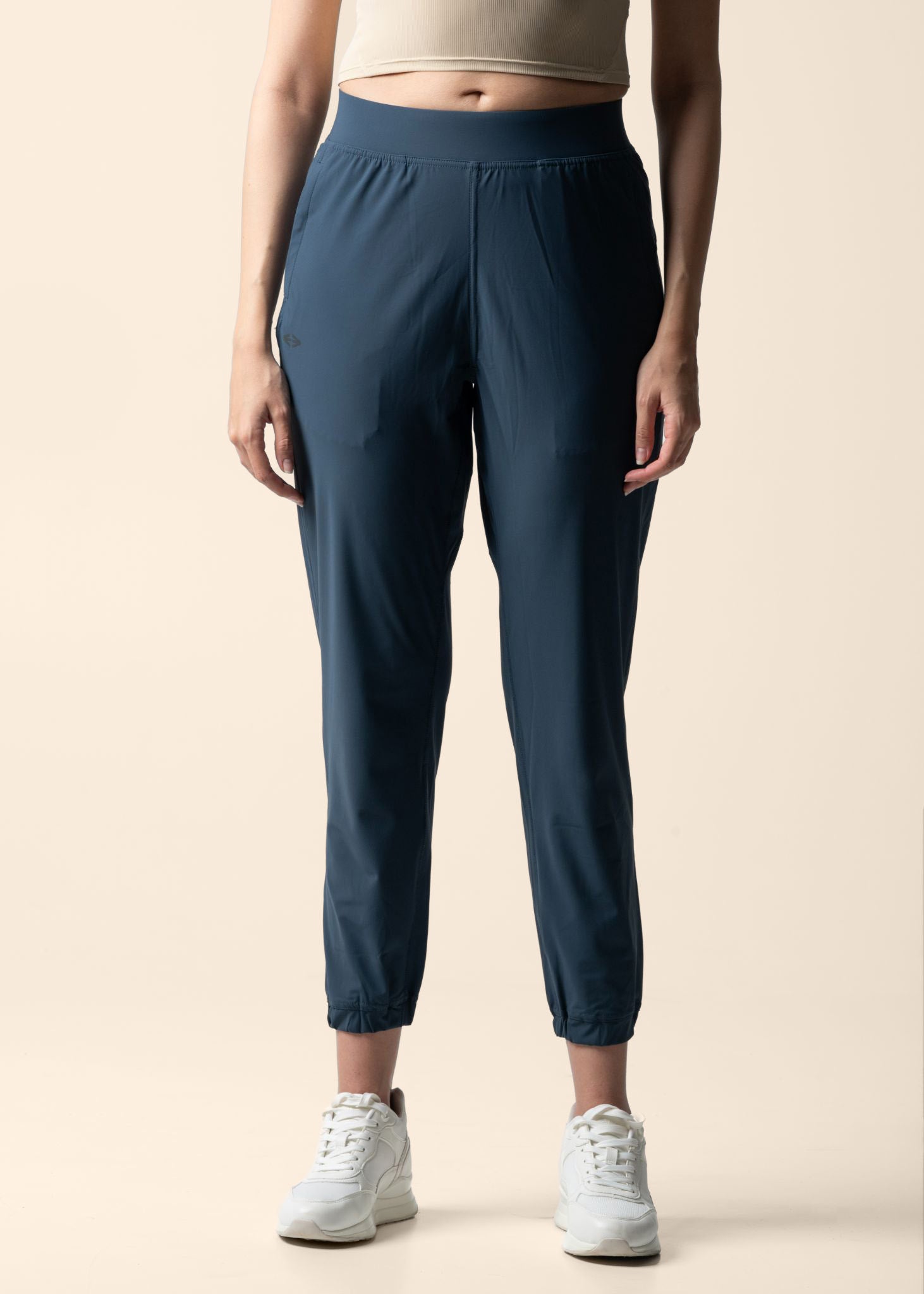 Women Workout Track Pants - Classic Blue - 1