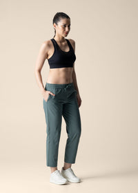 Women Gym Straight Pants - Sage Green - 5