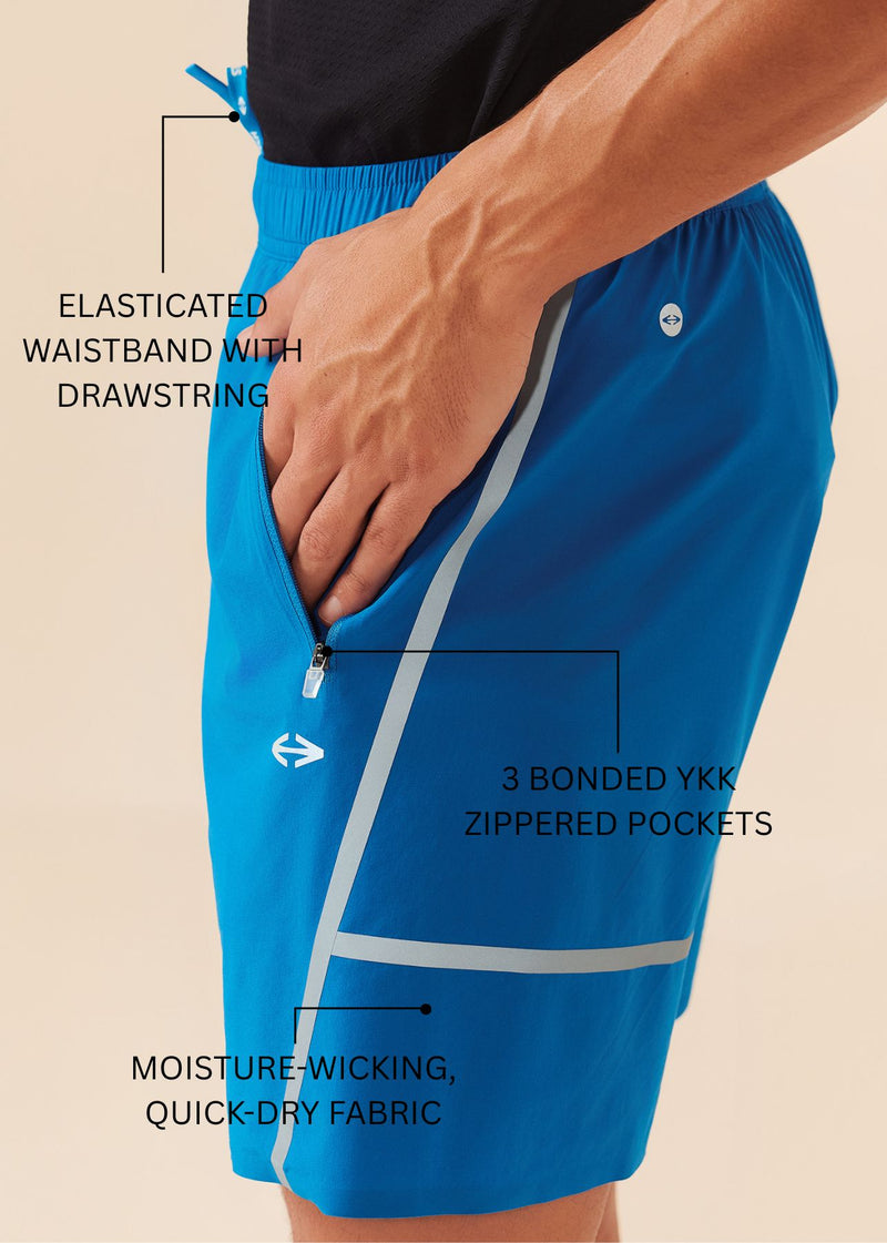 Utility Gym Shorts - Royal Blue