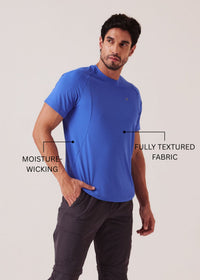 Men Performance Fit T-Shirt - Dazzling Blue - 3
