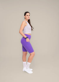 Embossed padded Tank top - Grey - 2