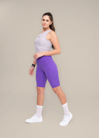 Embossed padded Tank top - Grey - 4