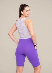 Embossed padded Tank top - Grey - 5