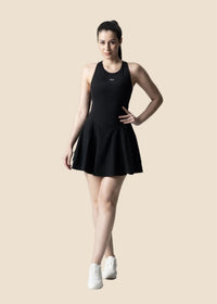 SrtchFlex Tennis Dress - Black - 1