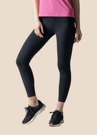 Women Slim Fit Leggings - Black - 1