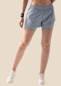 StrchFlex Running shorts - Sky Blue - 1