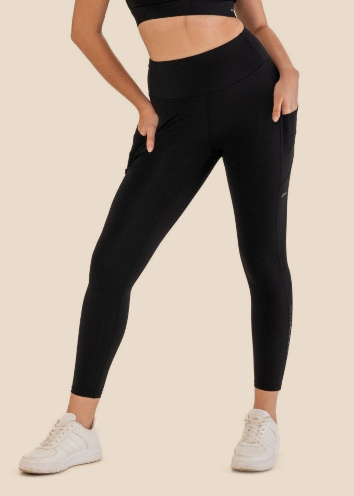StrchFlex Performance Leggings - Black - 2