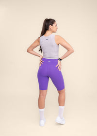 Women Dual Pocket Sports Shorts - Electric Violet - 6