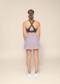 Women Pleated Skirt - Purple - 6