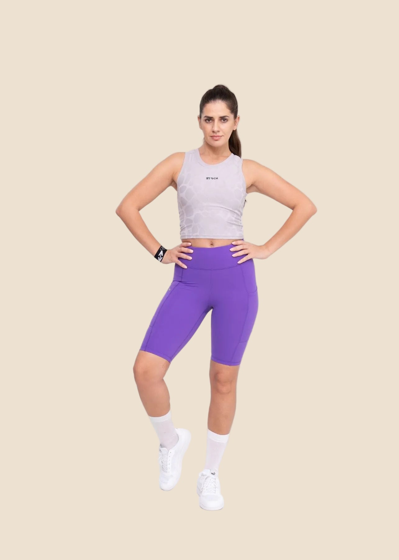 Utiltity pocket shorts - Electric Violet