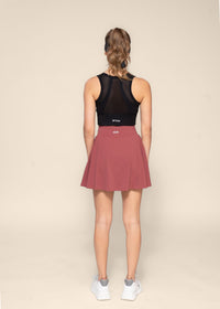 Women Pleated Skirt - Burnt Russet - 7