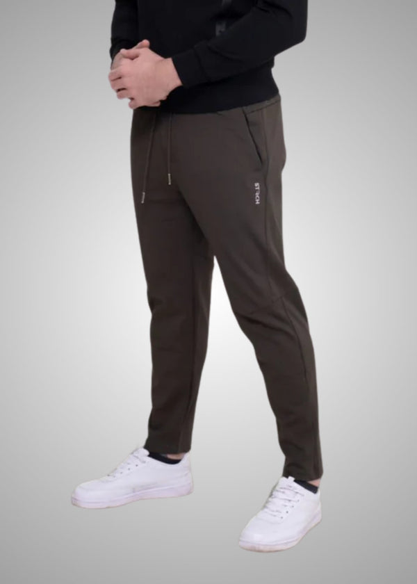 Men Warm Track Pants Green - 1