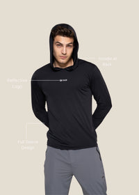Men Comfort Hoodie Black - 3