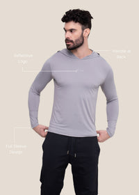 Men Comfort Hoodie - Grey - 3