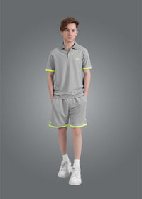 Men Gym Shorts Grey - 1