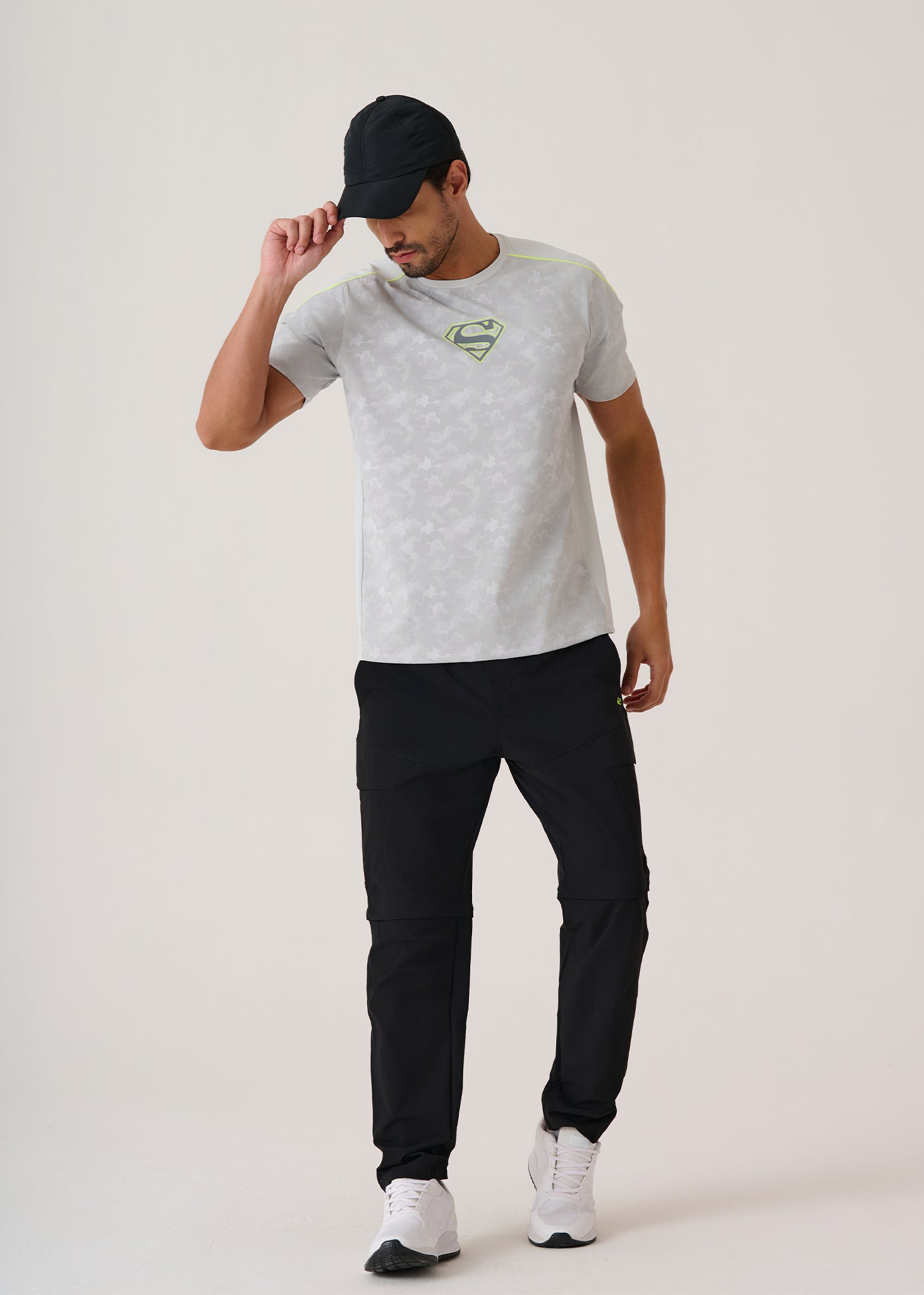 Superman Print Tshirt - Regular Fit - Foggy Dew