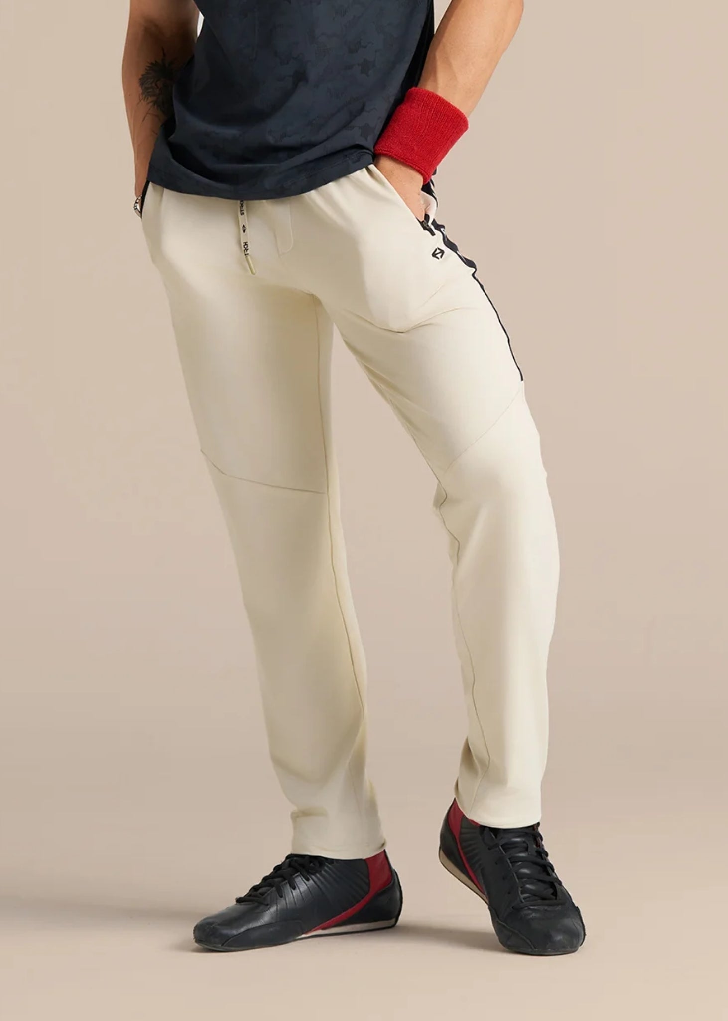 Man of Steel Track Pant - Fawn