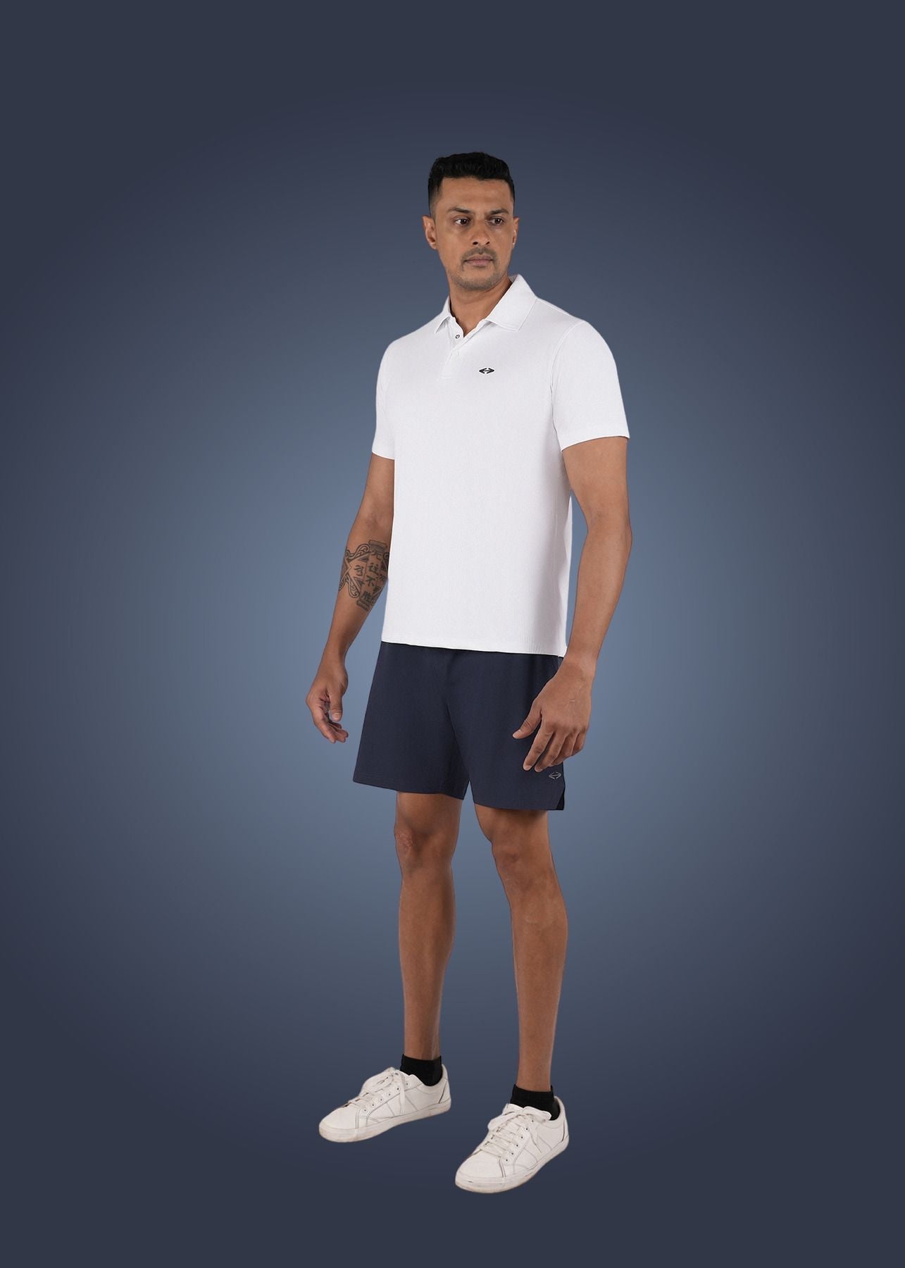 Men Performance Shorts Navy Blue - 4