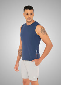 Men Lightweight Gym Tank Top Classic Blue - 1
