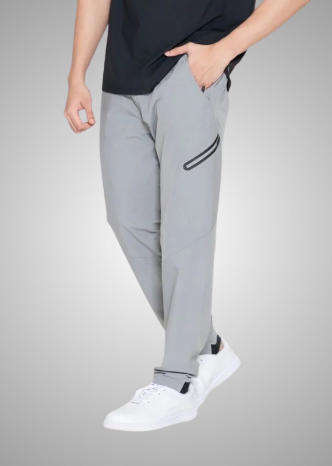 Men Flex Track Pant Grey - 1