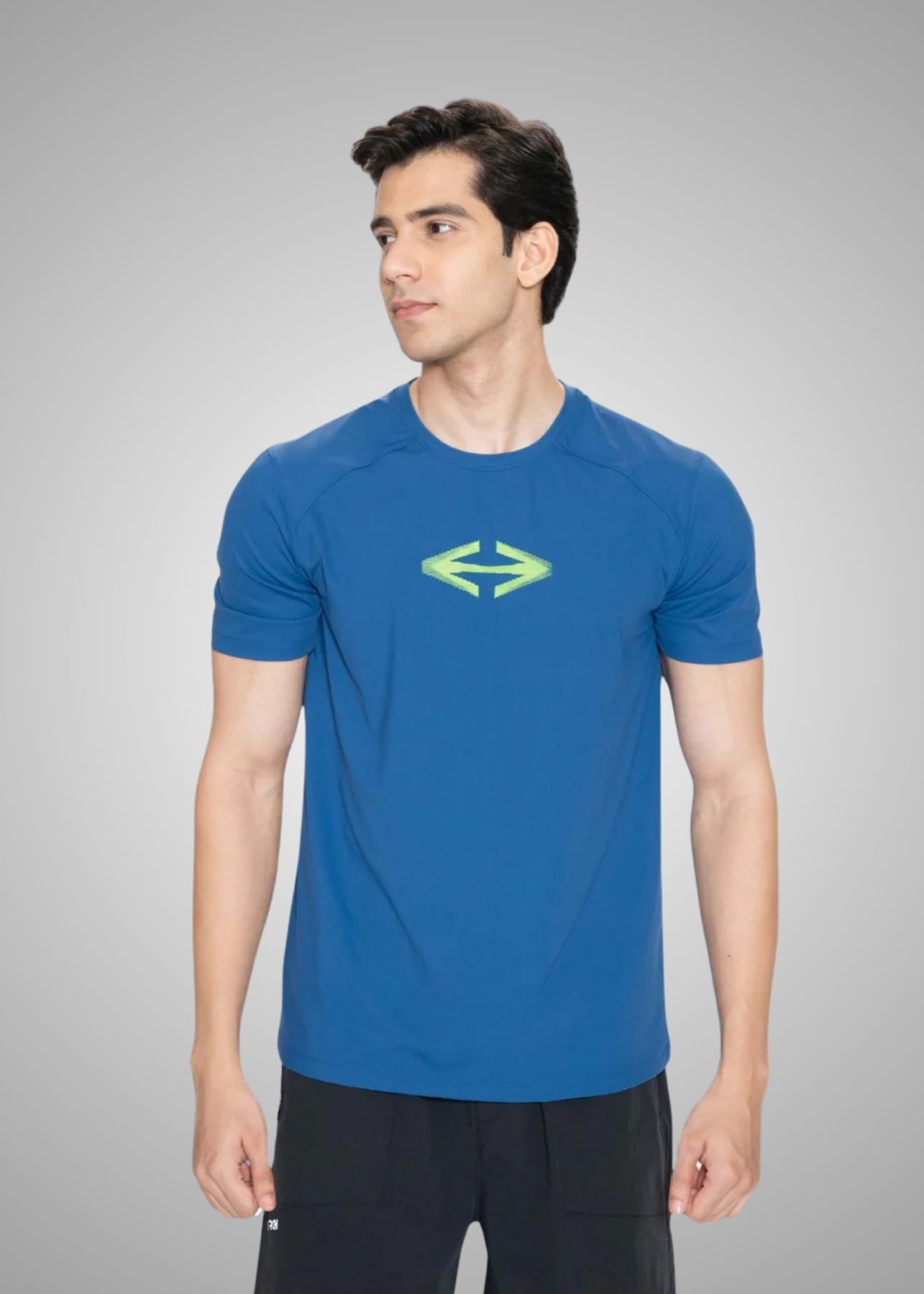 Men Quick Dry Tee Dodger Blue - 1