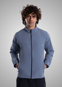 Men All Weather Training Jacket Slate Blue - 1