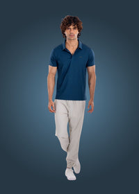Men Performance Joggers Elastic Bottom White - 5