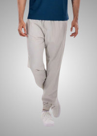 Men Performance Joggers Elastic Bottom White - 1